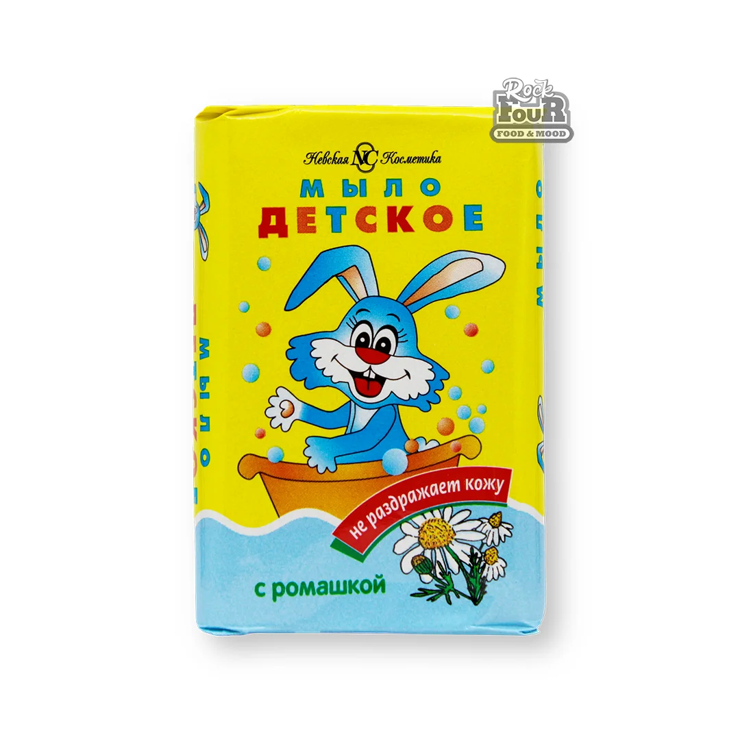 Cream soap for children with chamomile "Ushastiy Nyan" 90g